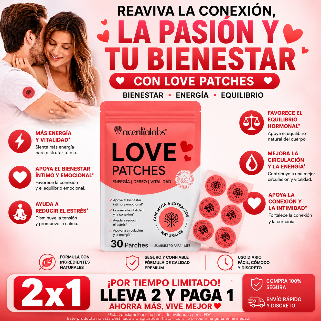 💕 Bienestar, Deseo y Energía en un Solo Parche.