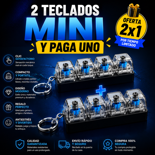 Mini teclado mecánico llavero 🔥