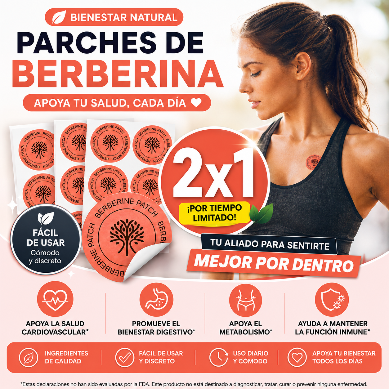 🔥 Activa Tu Metabolismo con Parches de Berberina.